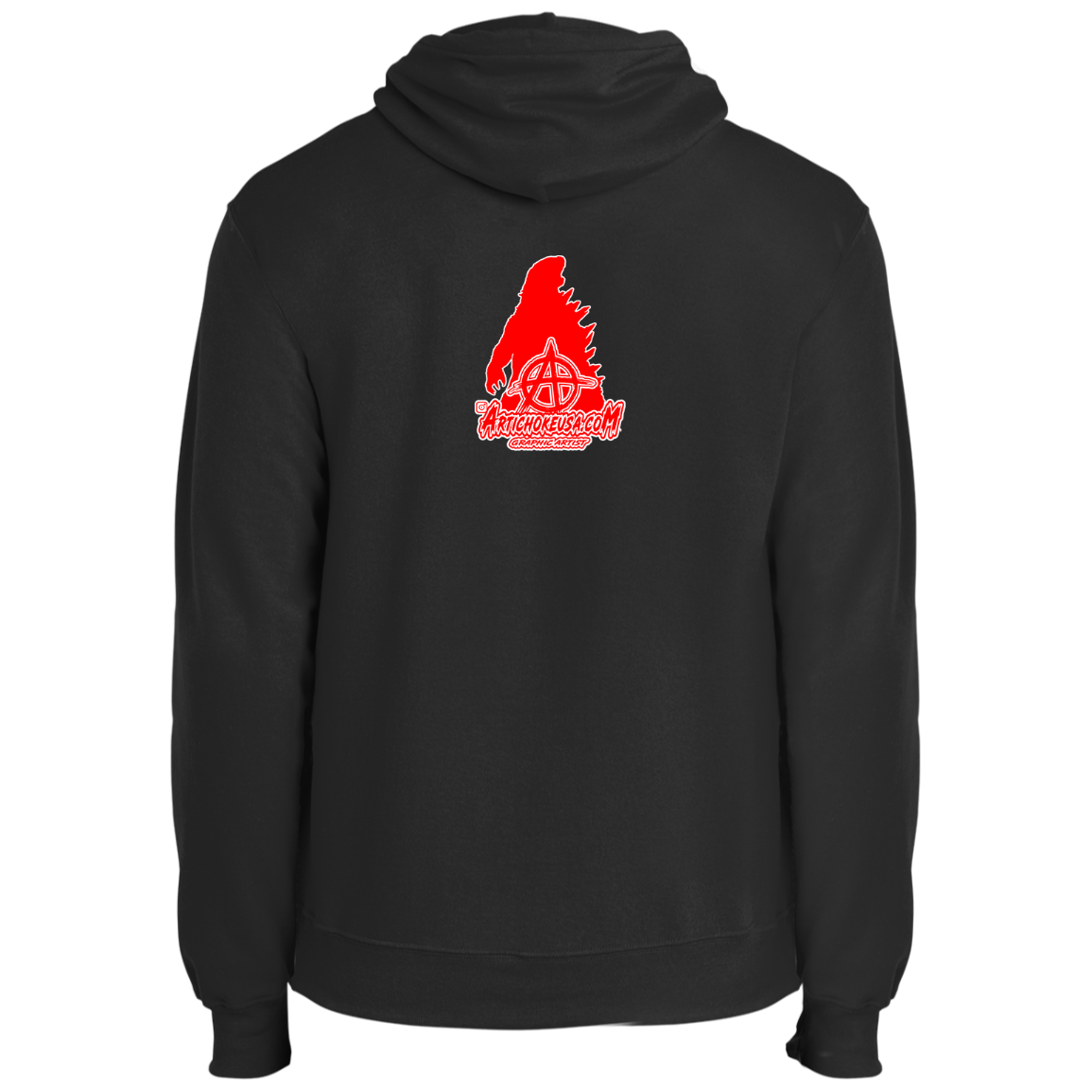 ArtichokeUSA Custom Design. Godzilla. Long Live the King. (1954 to 2019. 65 Years! Fan Art. Fleece Pullover Hoodie