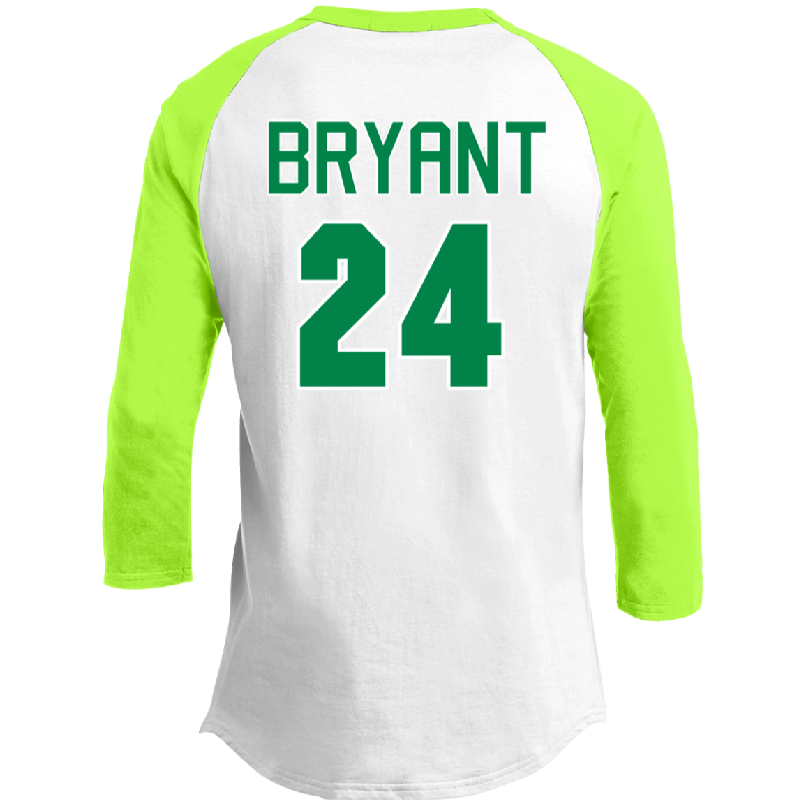 ArtichokeUSA Custom Design. RIP Kobe. Mamba Forever. Celtics / Lakers Fan Art Tribute. Youth 3/4 Raglan Sleeve Shirt