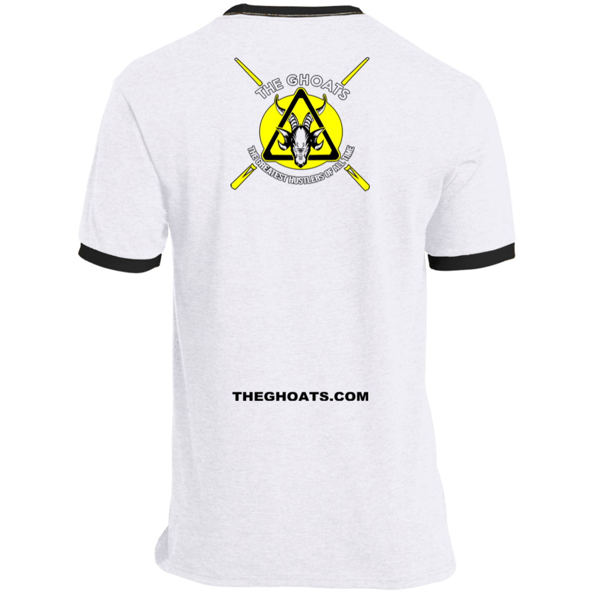 The GHOATS Custom Design #1. Active Shooter. Ringer Tee