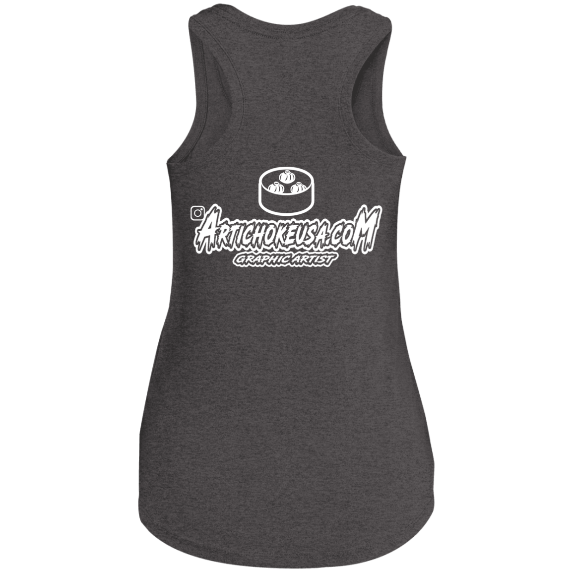 ArtichokeUSA Custom Design. WIN SUM. LOSE SUM. DIM SUM. Ladies' Tri Racerback Tank