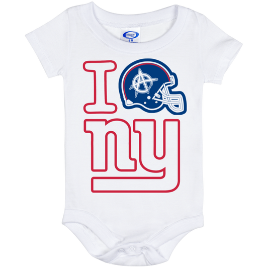 ArtichokeUSA Custom Design. I Helmet NY. Fan Art. Baby Onesie 6 Month