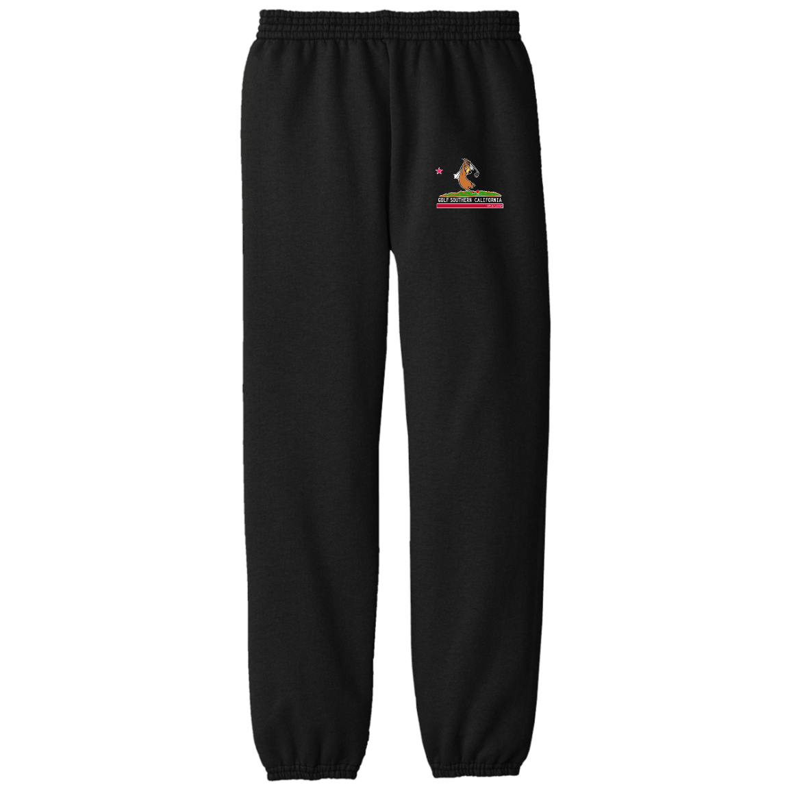 Custom Design #15. Golf Southern California with Yogi Fan Art. Youth Fleece Pants