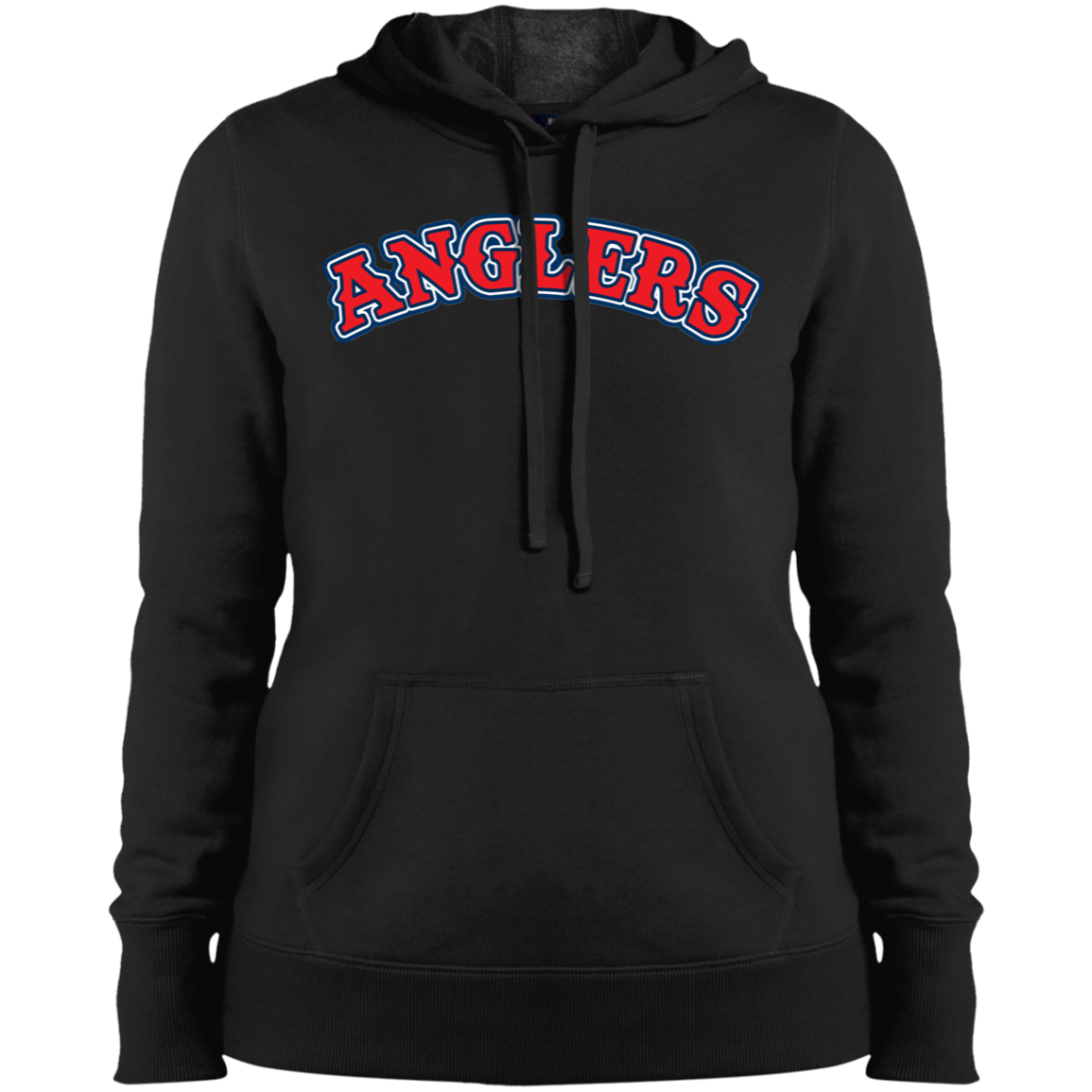 ArtichokeUSA Custom Design. Anglers. Southern California Sports Fishing. Los Angeles Angels Parody. Ladies' Pullover Hooded Sweatshirt