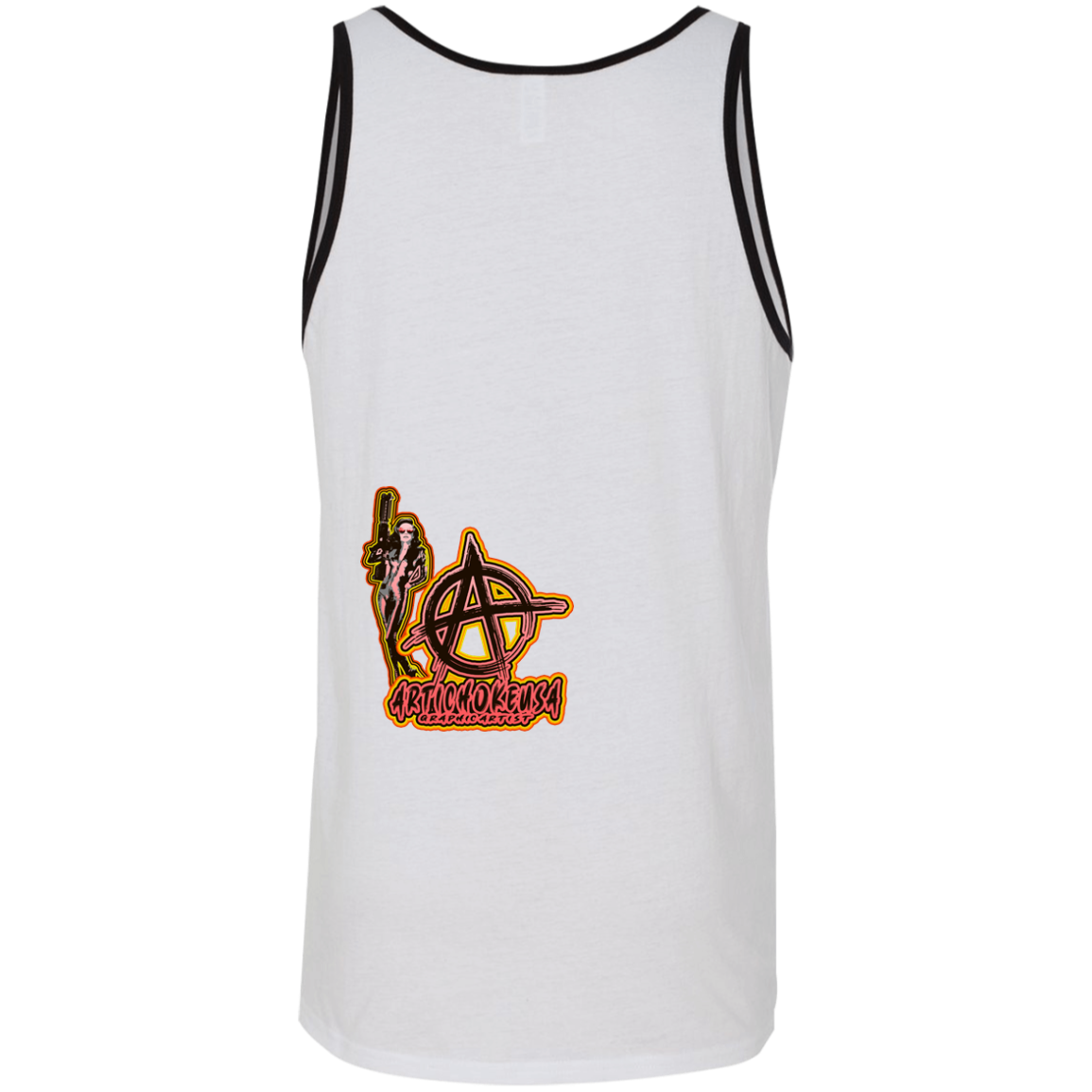 ArtichokeUSA Character and Font design. Let's Create Your Own Team Design Today. Mary Boom Boom. Unisex Tank