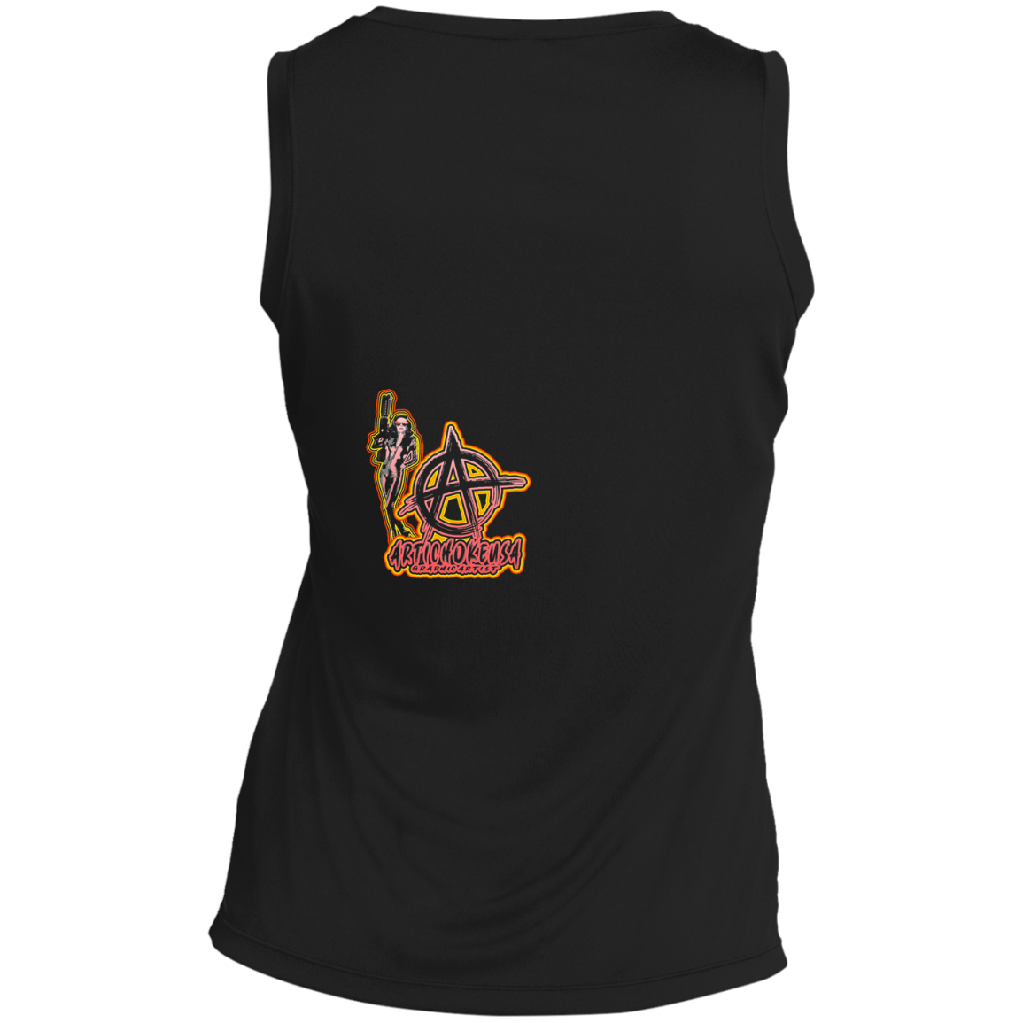 ArtichokeUSA Character and Font design. Let's Create Your Own Team Design Today. Mary Boom Boom. Ladies' Sleeveless V-Neck