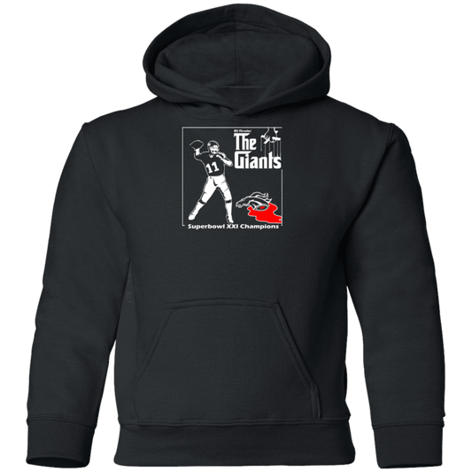 ArtichokeUSA Custom Design. Godfather Simms. NY Giants Superbowl XXI Champions. Fan Art. Youth Pullover Hoodie