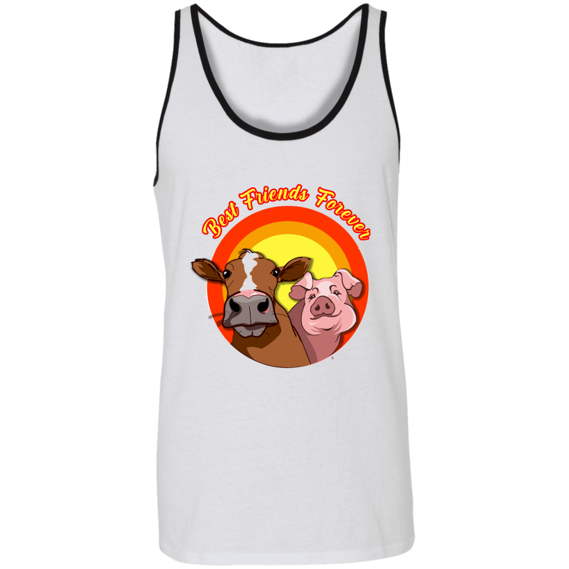 ArtichokeUSA Custom Design. Best Friends Forever. Bacon Cheese Burger. Unisex Tank