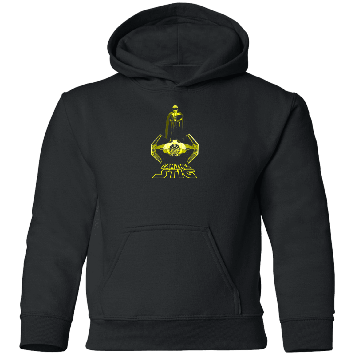 ArtichokeUSA Custom Design. I am the Stig. Vader/ The Stig Fan Art. Youth Pullover Hoodie