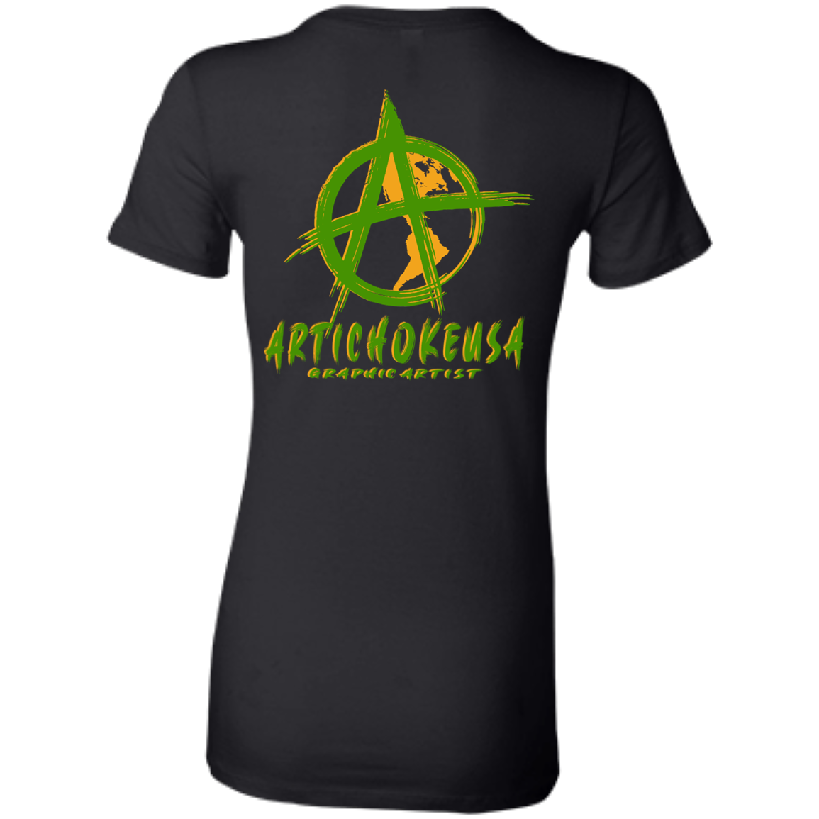 ArtichokeUSA Custom Design. EARTH-ART=EH. Ladies' Favorite T-Shirt