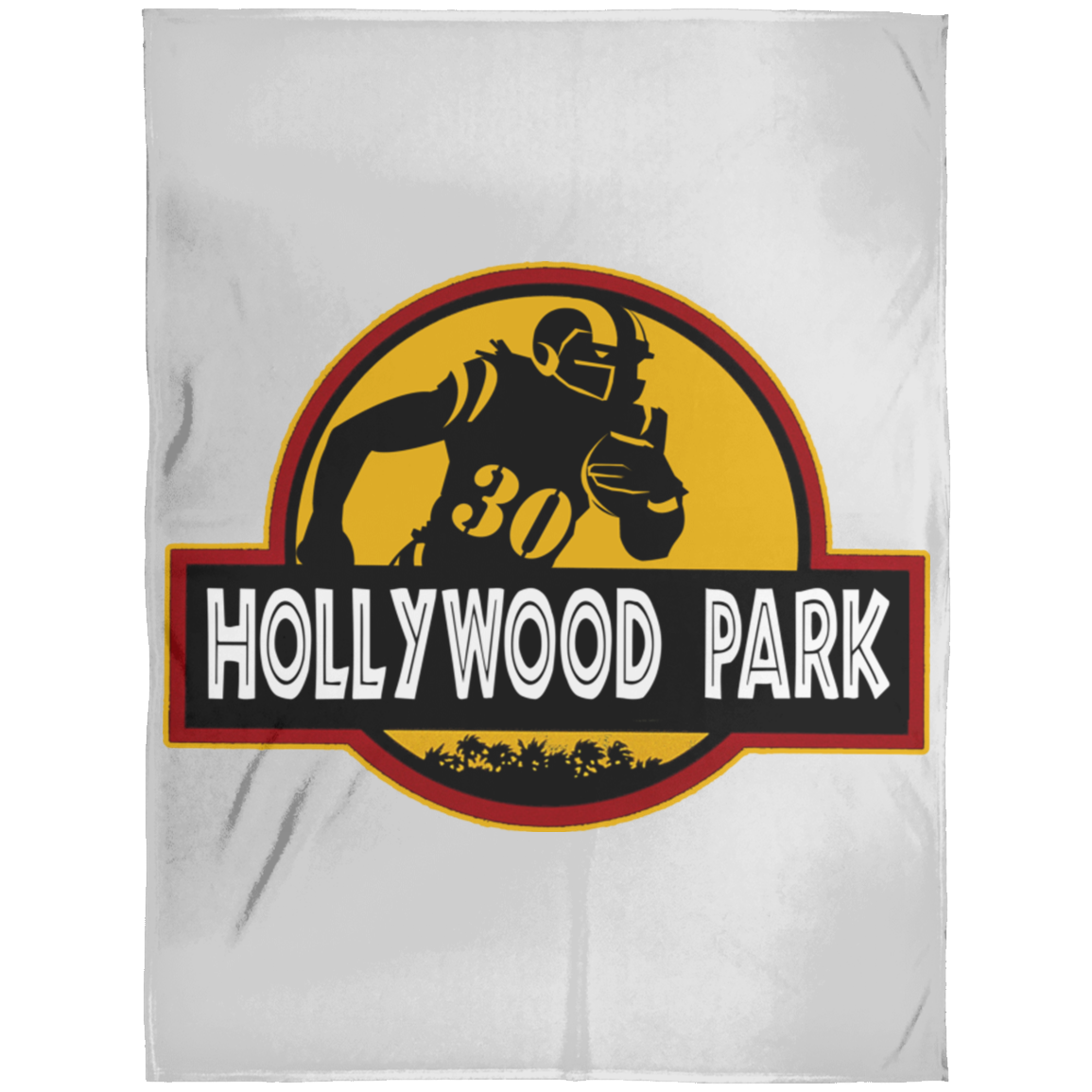 ArtichokeUSA Custom Design. LA Ram's Todd Gurley Jurassic Park Fan Art / Parody. Fleece Blanket 60x80