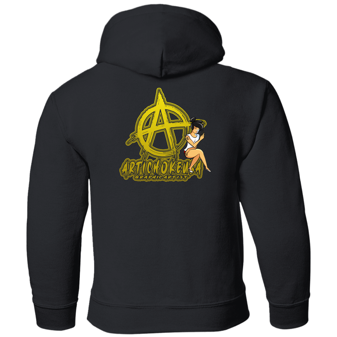 ArtichokeUSA Character and Font Design. Let’s Create Your Own Design Today. Betty. Youth Hoodie