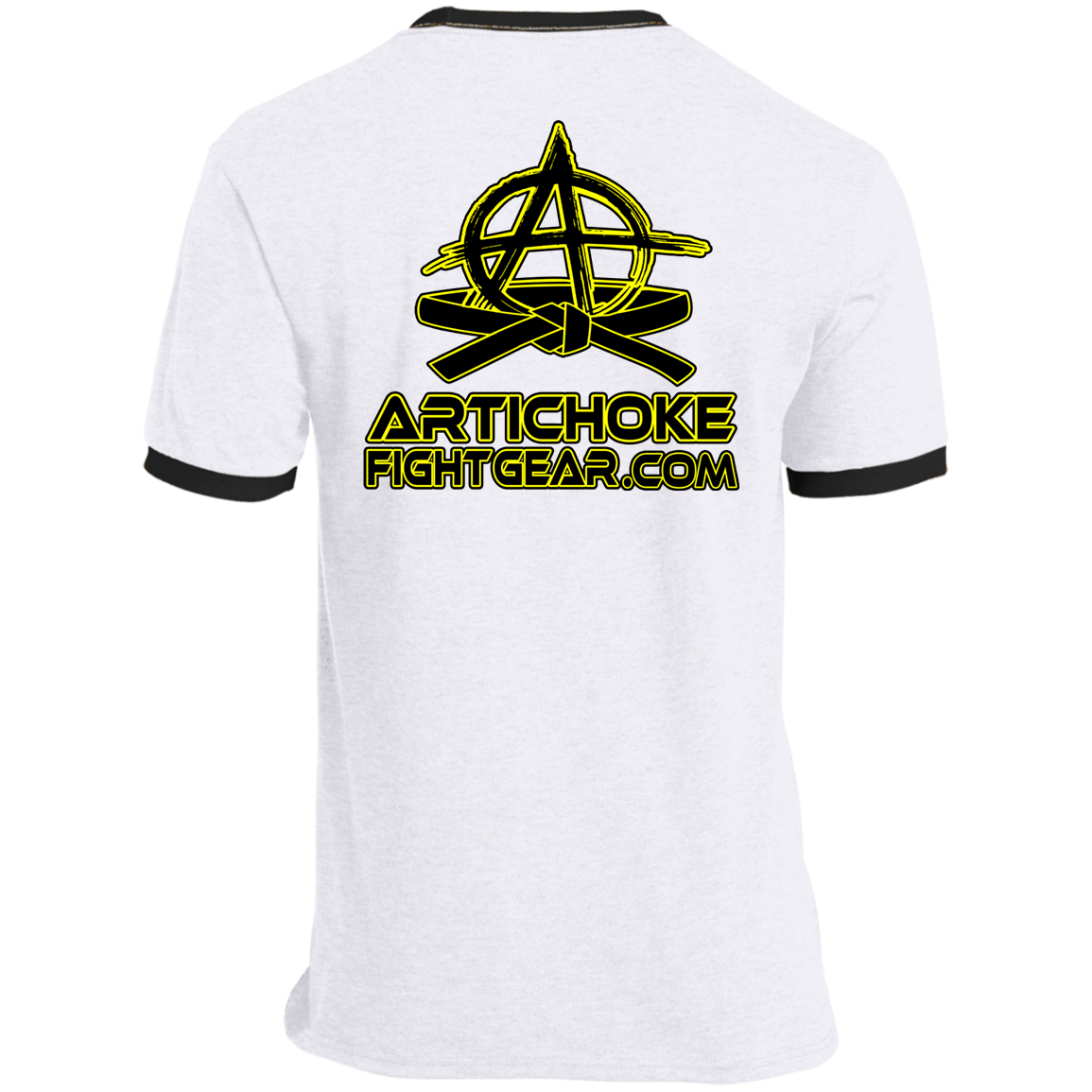 Artichoke Fight Gear Custom Design #9. EAT. SLEEP. JIU JITSU. REPEAT. Ringer Tee
