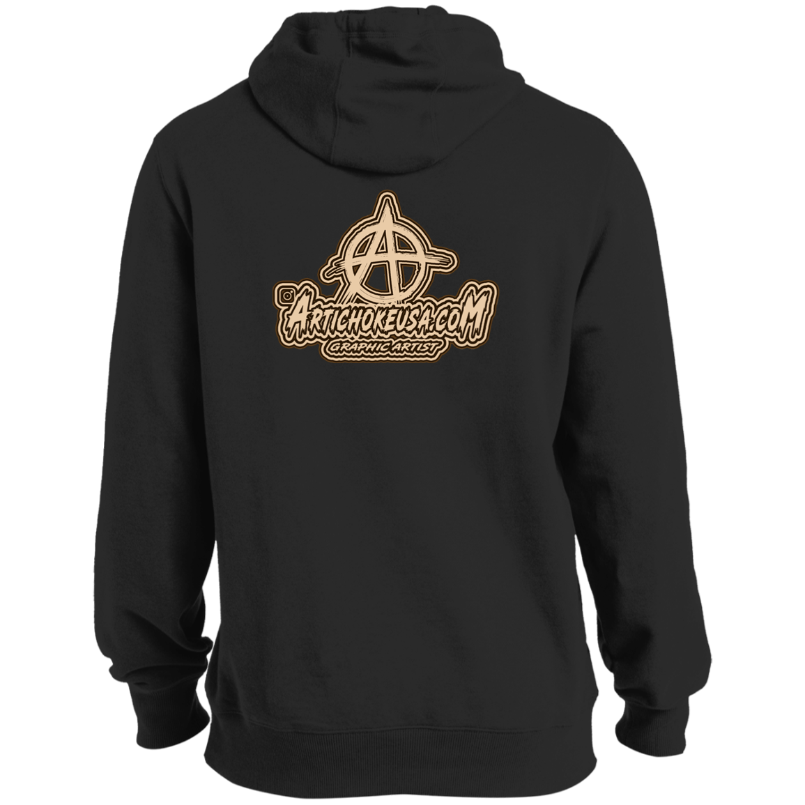 ArtichokeUSA Character and Font design. Let's Create Your Own Team Design Today. Mullet Mike. Ultra Soft Pullover Hoodie