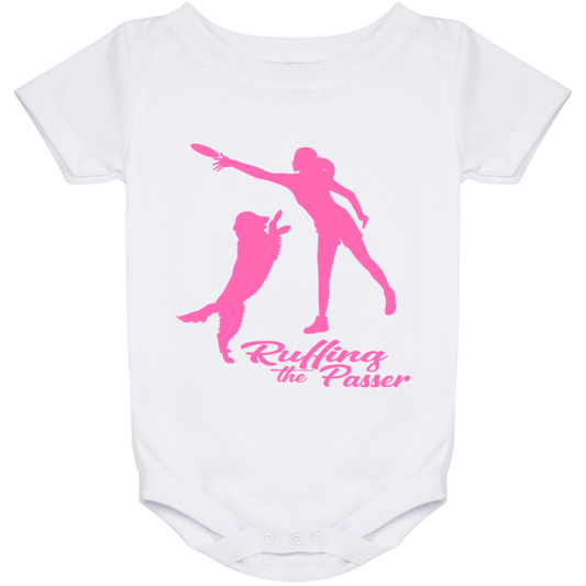 ArtichokeUSA Custom Design. Ruffing the Passer. Labrador Edition. Female Version. Baby Onesie 24 Month