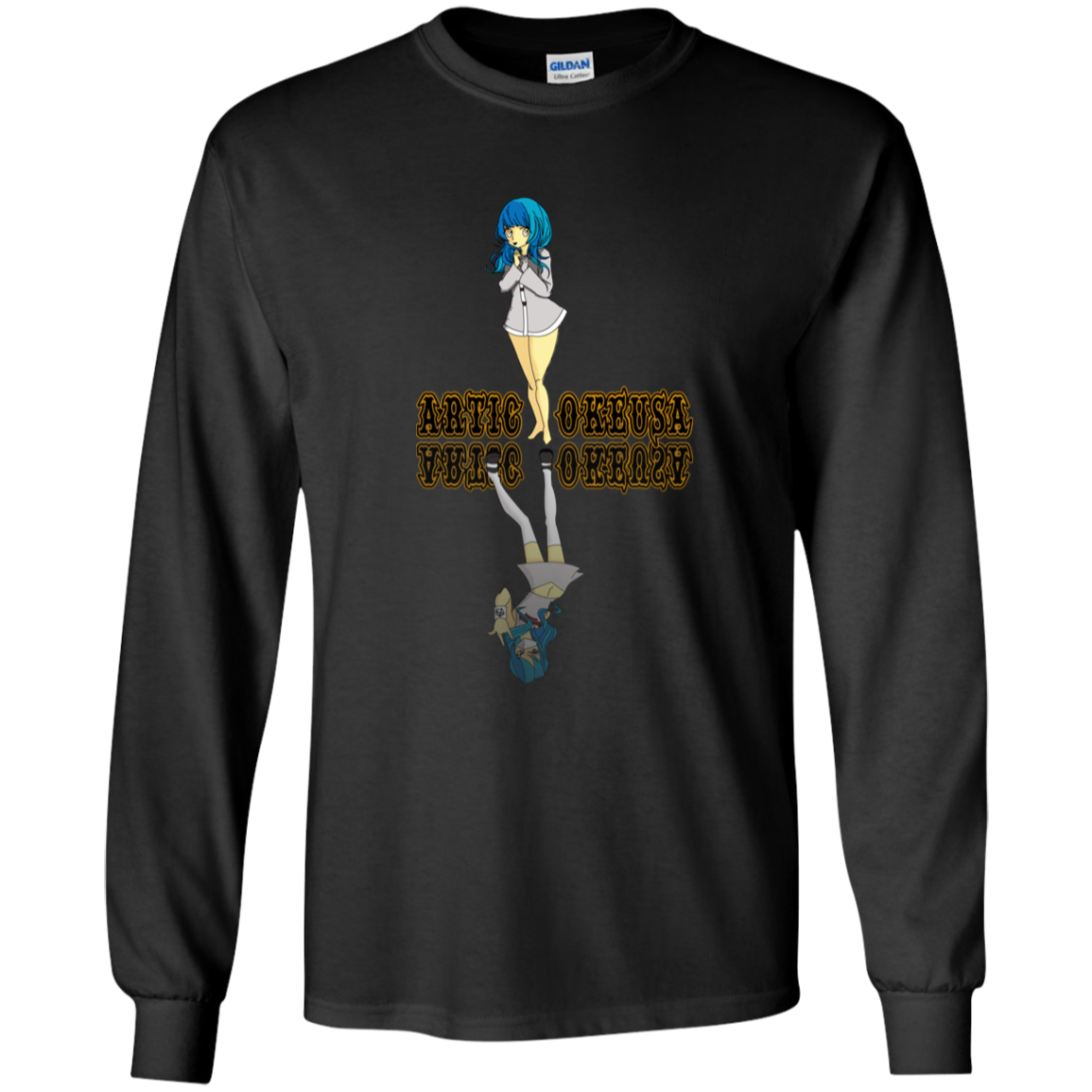 ArtichokeUSA Custom Design. Façade: (Noun) A false appearance that makes someone or something seem more pleasant or better than they really are. Youth LS T-Shirt