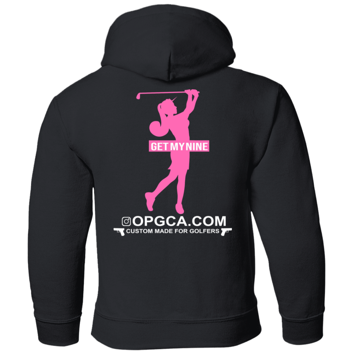 OPG Custom Design #16. Get my nine. Youth Pullover Hoodie