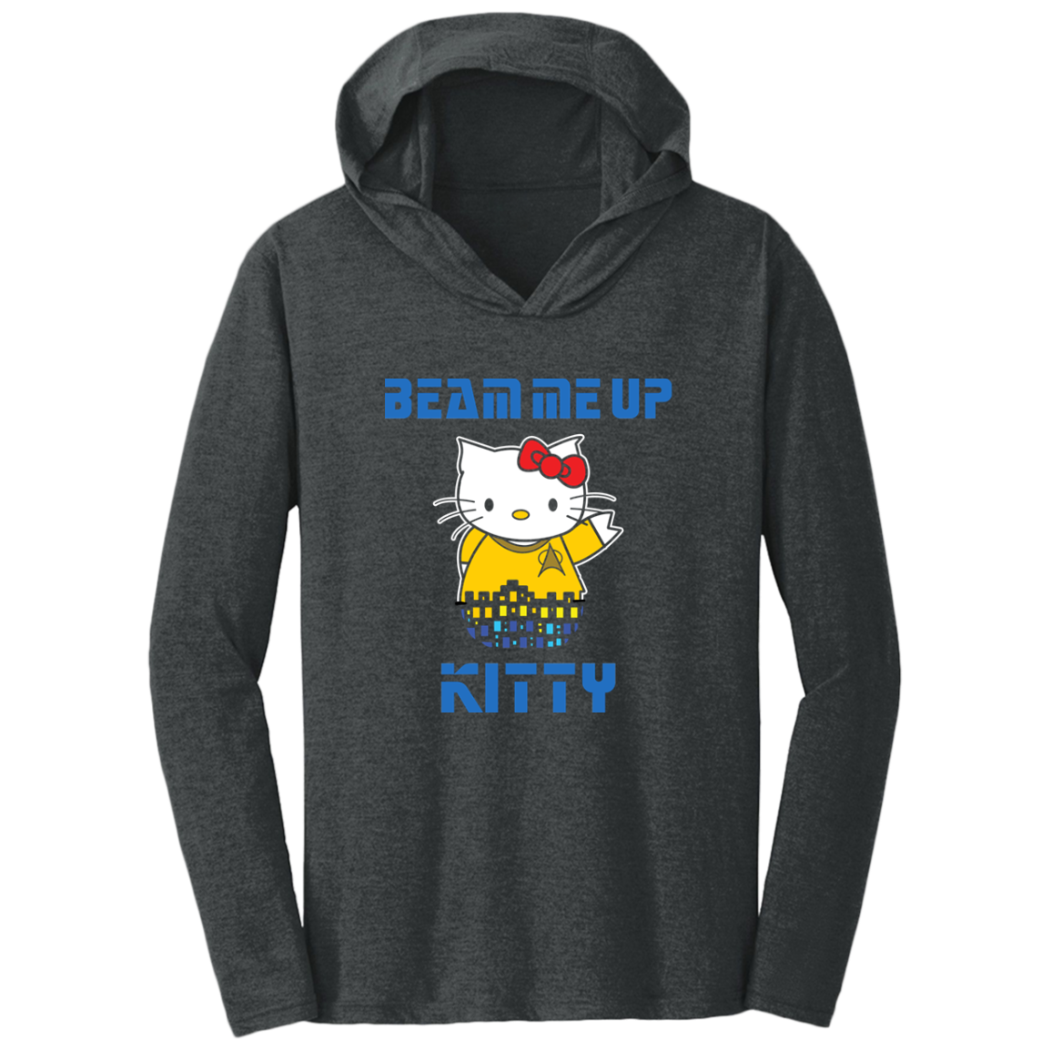 ArtichokeUSA Custom Design. Beam Me Up Kitty. Fan Art / Parody. Triblend T-Shirt Hoodie