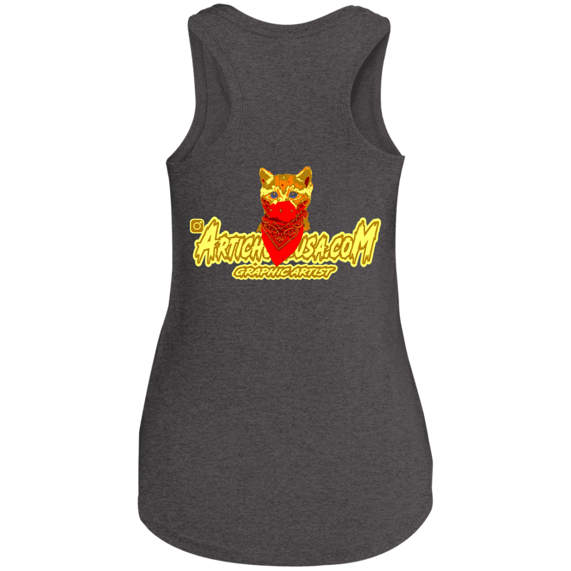 ArtichokeUSA Custom Design. You've Got To Be Kitten Me?! 2020, Not What We Expected. Ladies' Tri Racerback Tank