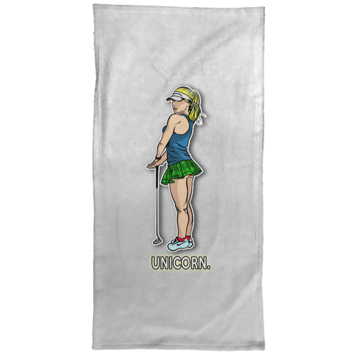 OPG Custom Design #18. Unicorn. Golf. Hand Towel - 15x30