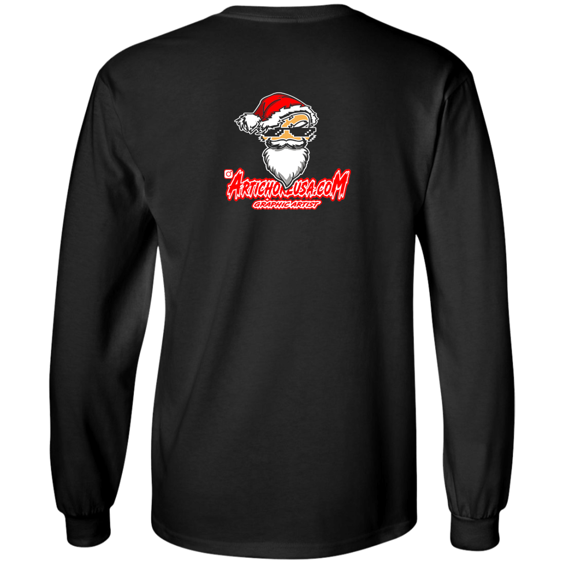 ArtichokeUSA Custom Design. Merry Kiss My Ass. Youth LS T-Shirt