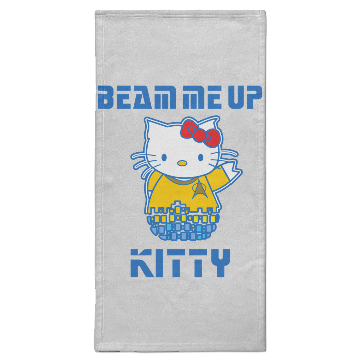 ArtichokeUSA Custom Design. Beam Me Up Kitty. Fan Art / Parody. Towel - 15x30