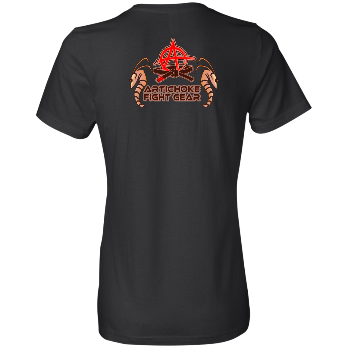Artichoke Fight Gear Custom Design #3. Shrimpin aint easy. It's a Jiu Jitsu Thing. Ladies' 100% combed ringspun cotton