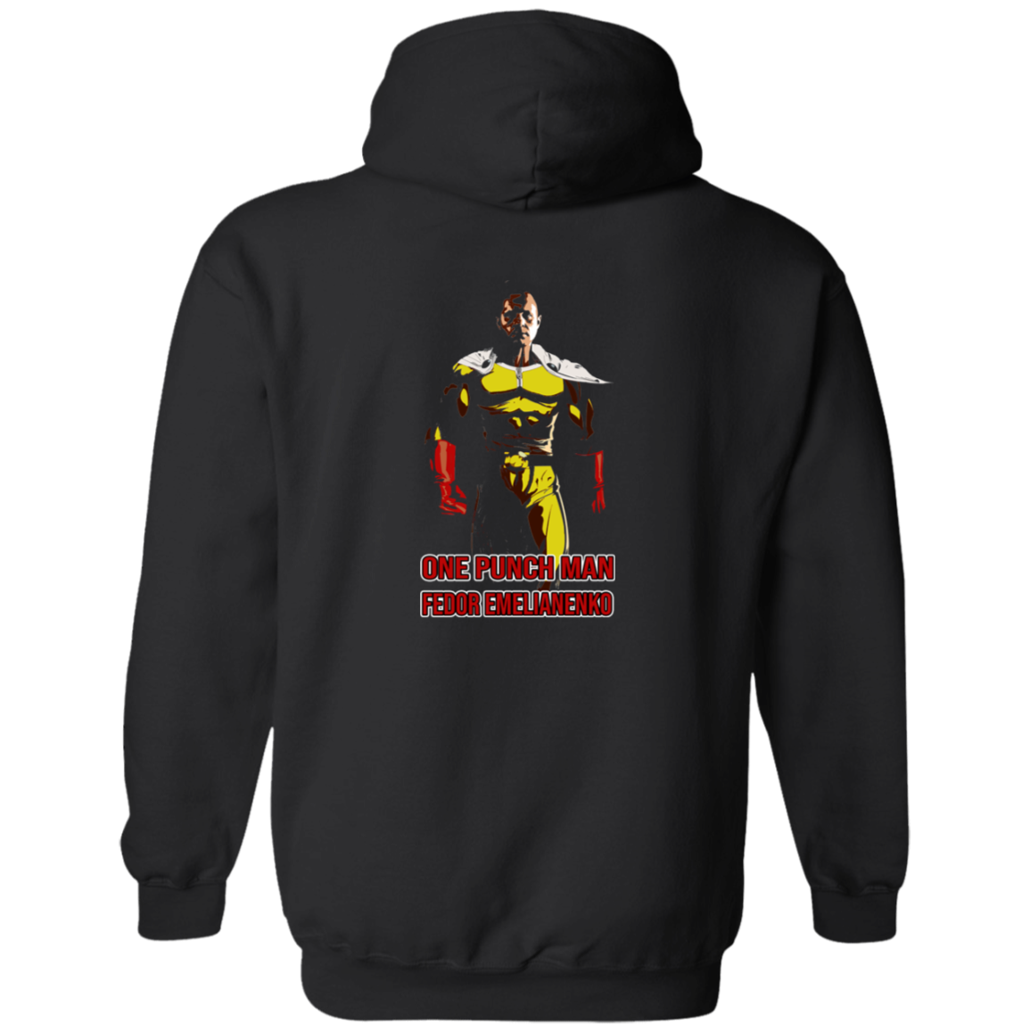 ArtichokeUSA Custom Design. One Punch Fedor. Fedor Emelianenko/One Punch Man Fan Art. Zip Up Hooded Sweatshirt