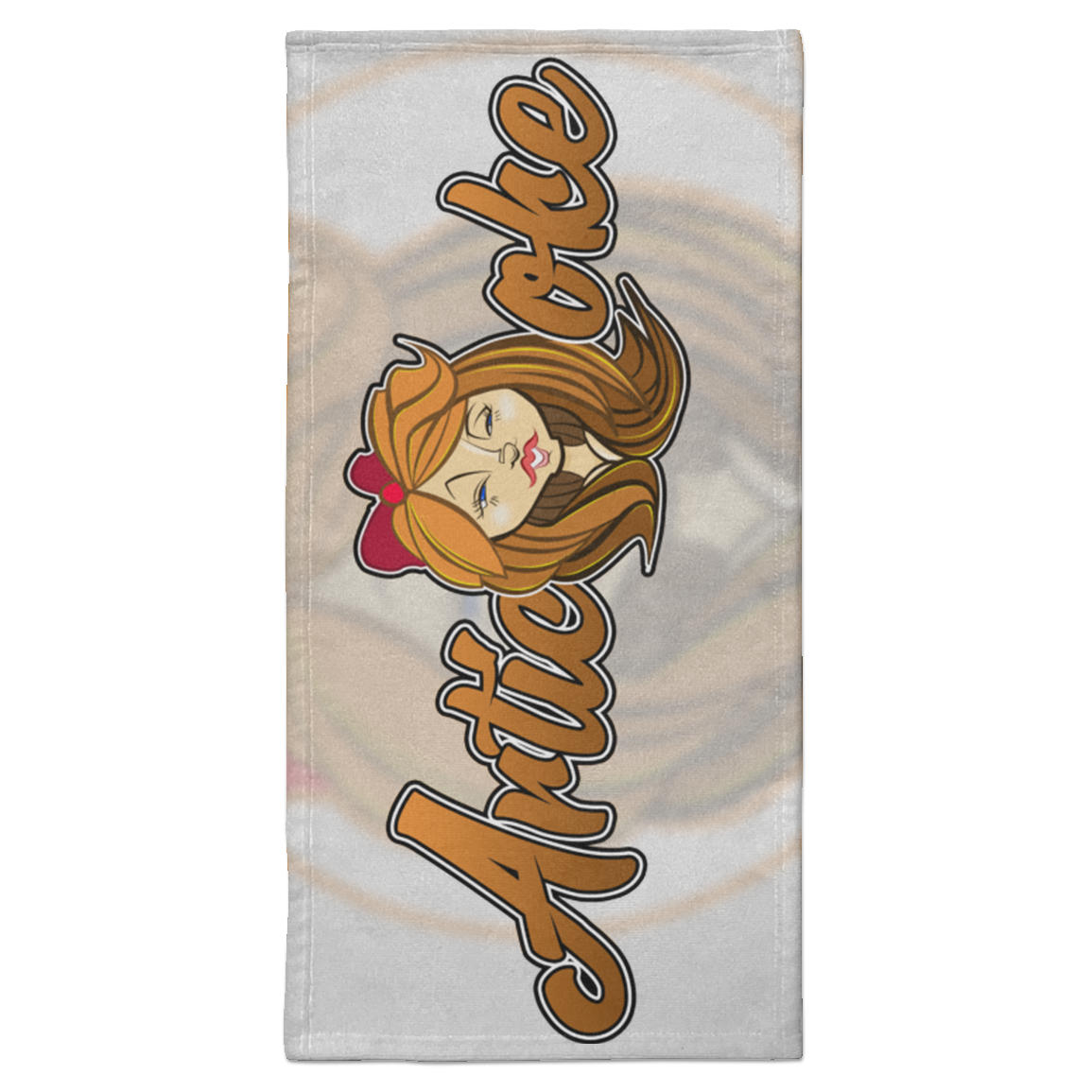 ZZ#21 Characters and Fonts. Aubrey. A show case of my characters and font styles. Towel - 15x30