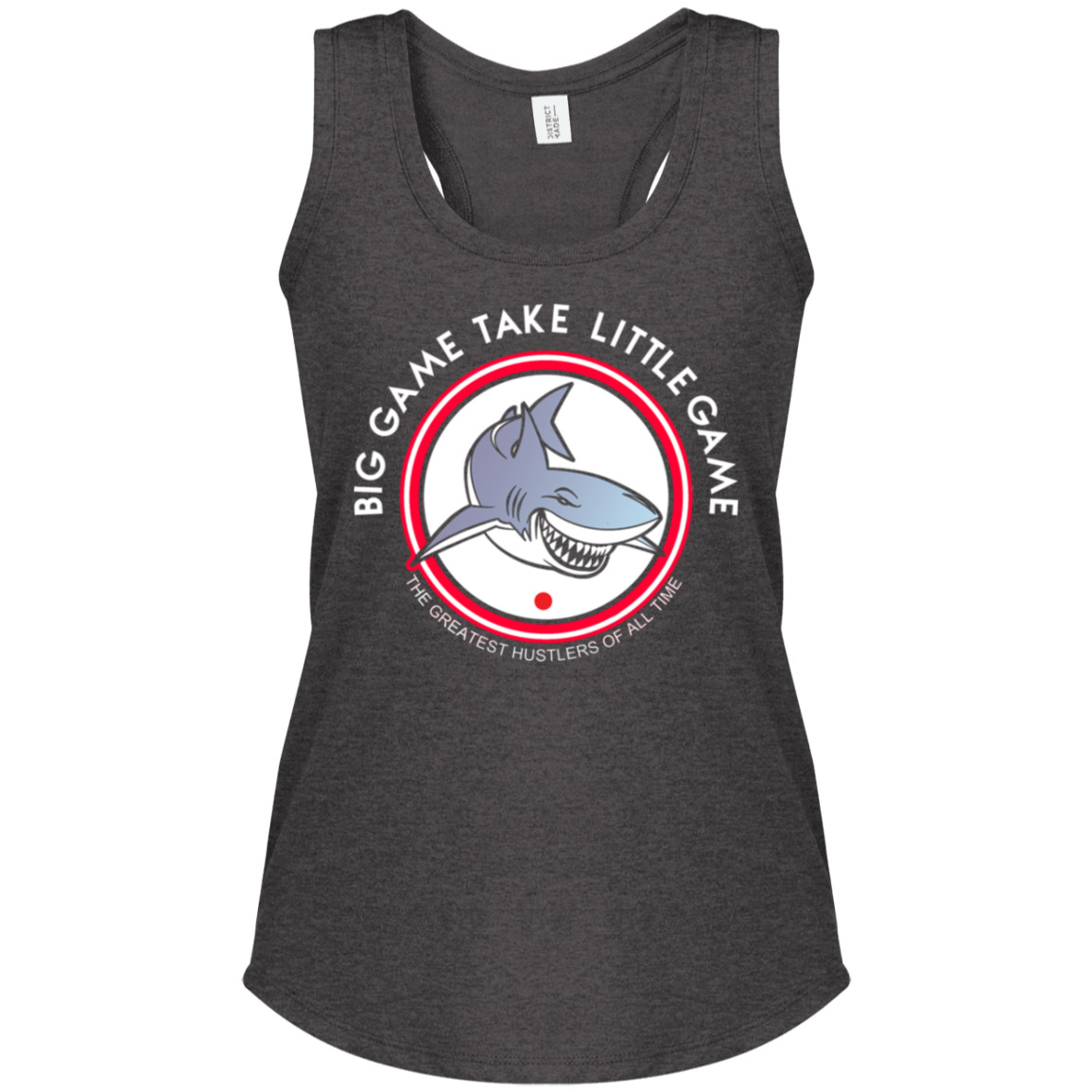 The GHOATS Custom Design. #25 Big Game Take Little Game. Ladies' Perfect Tri Racerback Tank