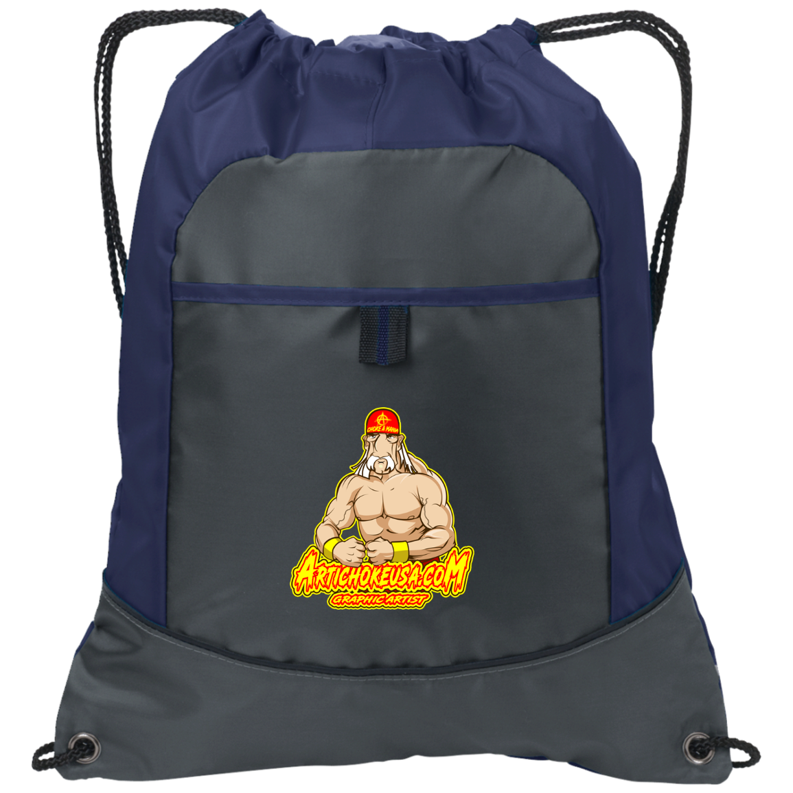 ArtichokeUSA Character and Font Design. Let’s Create Your Own Design Today. Fan Art. The Hulkster. Pocket Cinch Pack