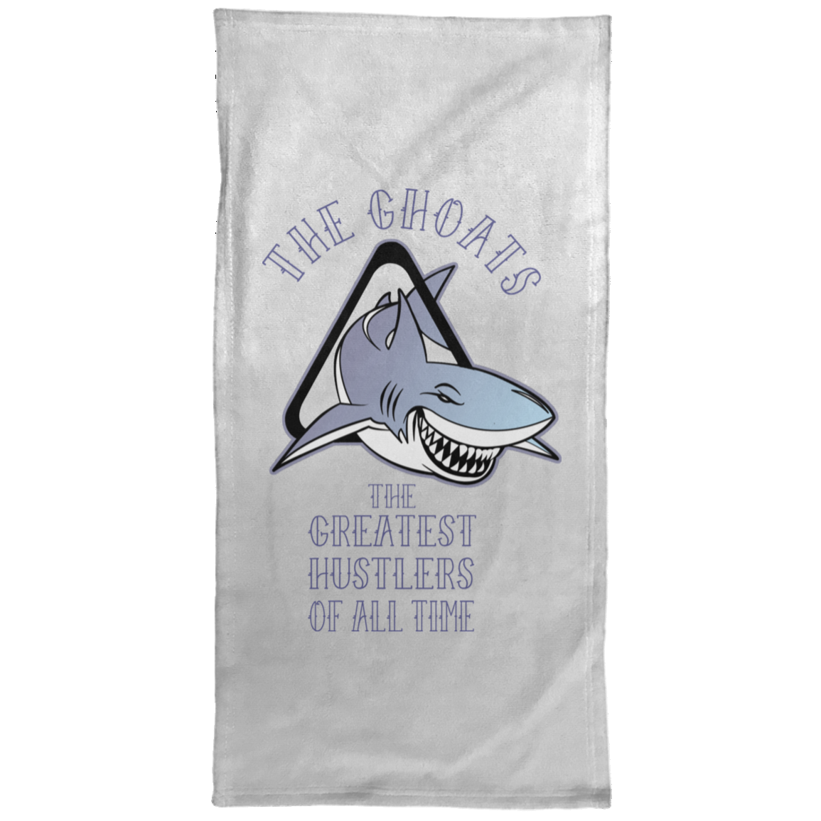 The GHOATS custom design #41. Big Game Take Little Game. Pool/Billiards. Hand Towel - 15x30