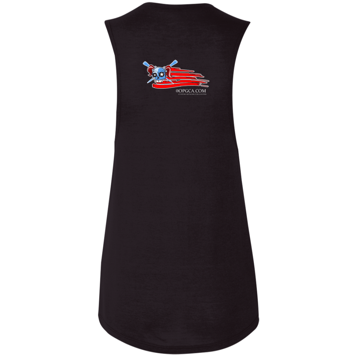 OPG Custom Design #12. Golf America. Female Edition. Ladies' Flowy Muscle Tank