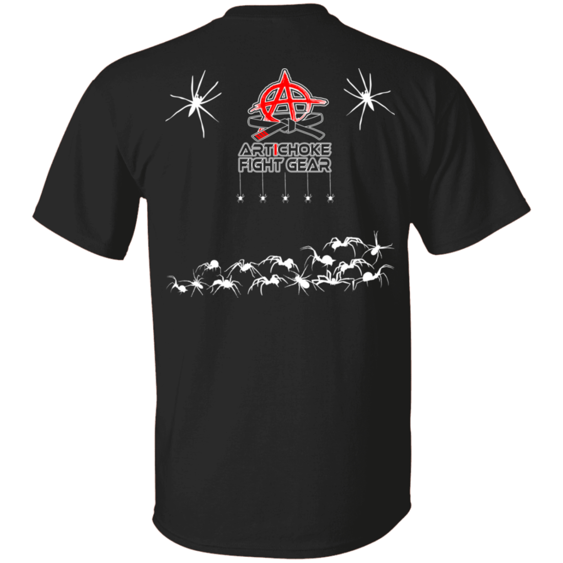 Artichoke Fight Gear Custom Design #1. Arachnophobia. Spider Guard. It's A Jiu Jitsu Thing. Men's 100% Cotton T-Shirt