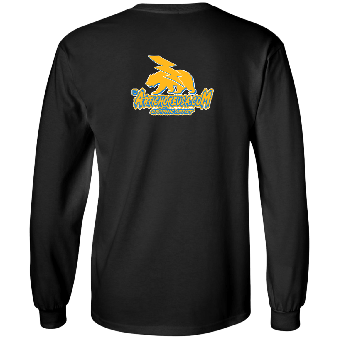 ArtichokeUSA Custom Design. Los Angeles Chargers Fan Art. Youth LS T-Shirt