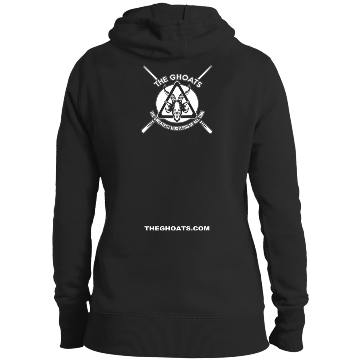 The GHOATS Custom Design. #22 One Shot Hustlers. Ladies' Pullover Hoodie
