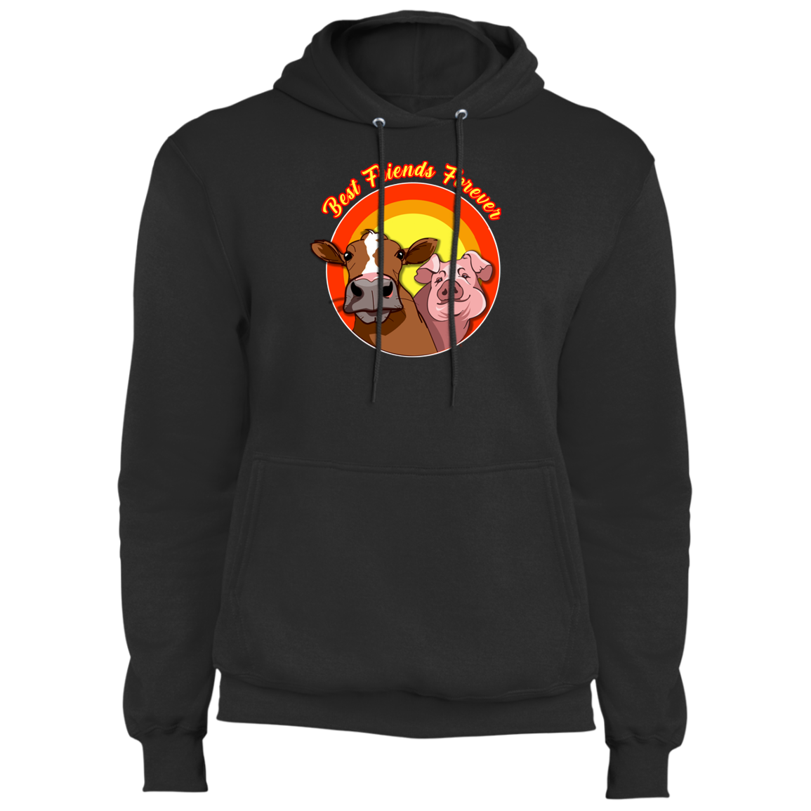 ArtichokeUSA Custom Design. Best Friends Forever. Bacon Cheese Burger. Fleece Pullover Hoodie