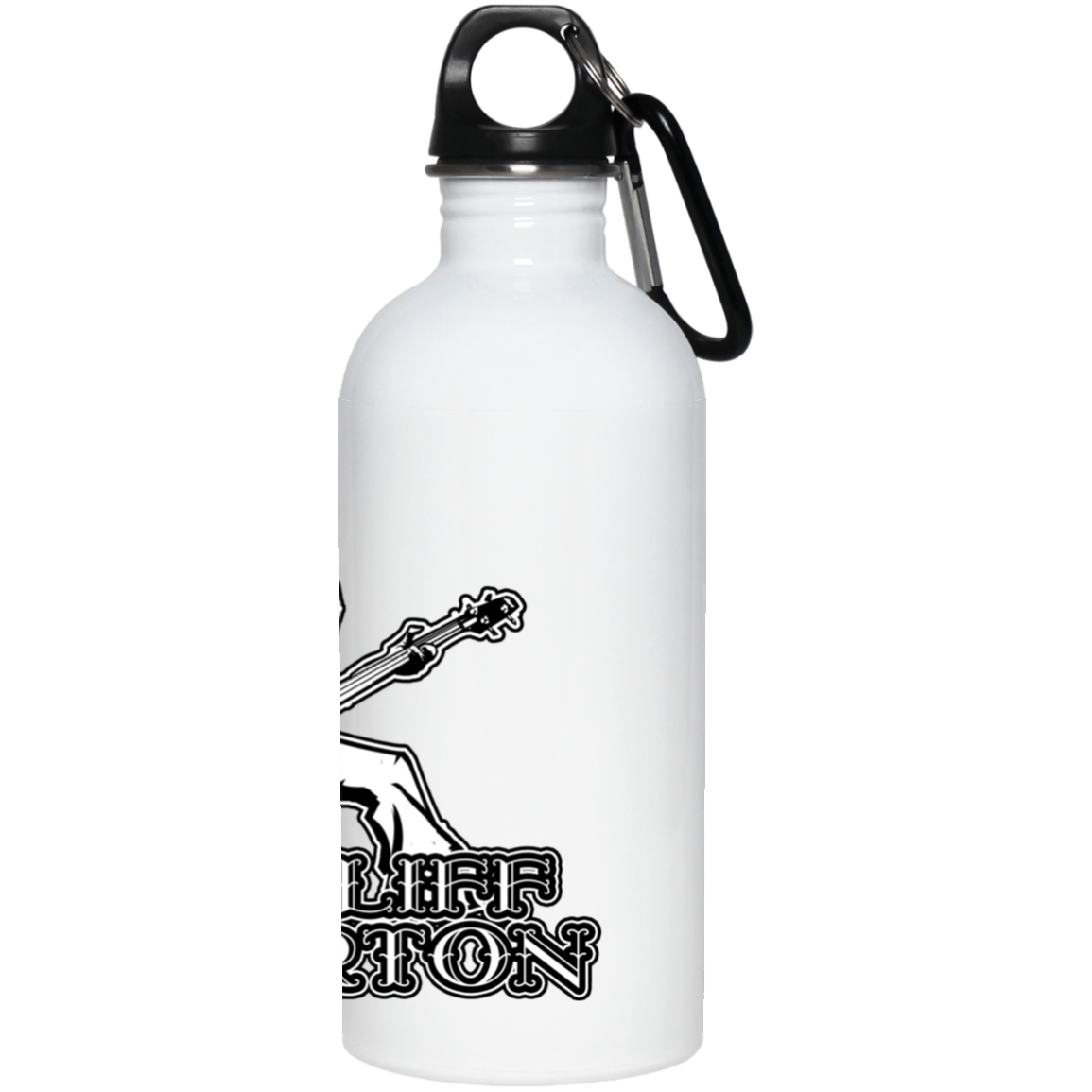 ArtichokeUSA Custom Design. Cliff Burton Tribute. 20 oz. Stainless Steel Water Bottle