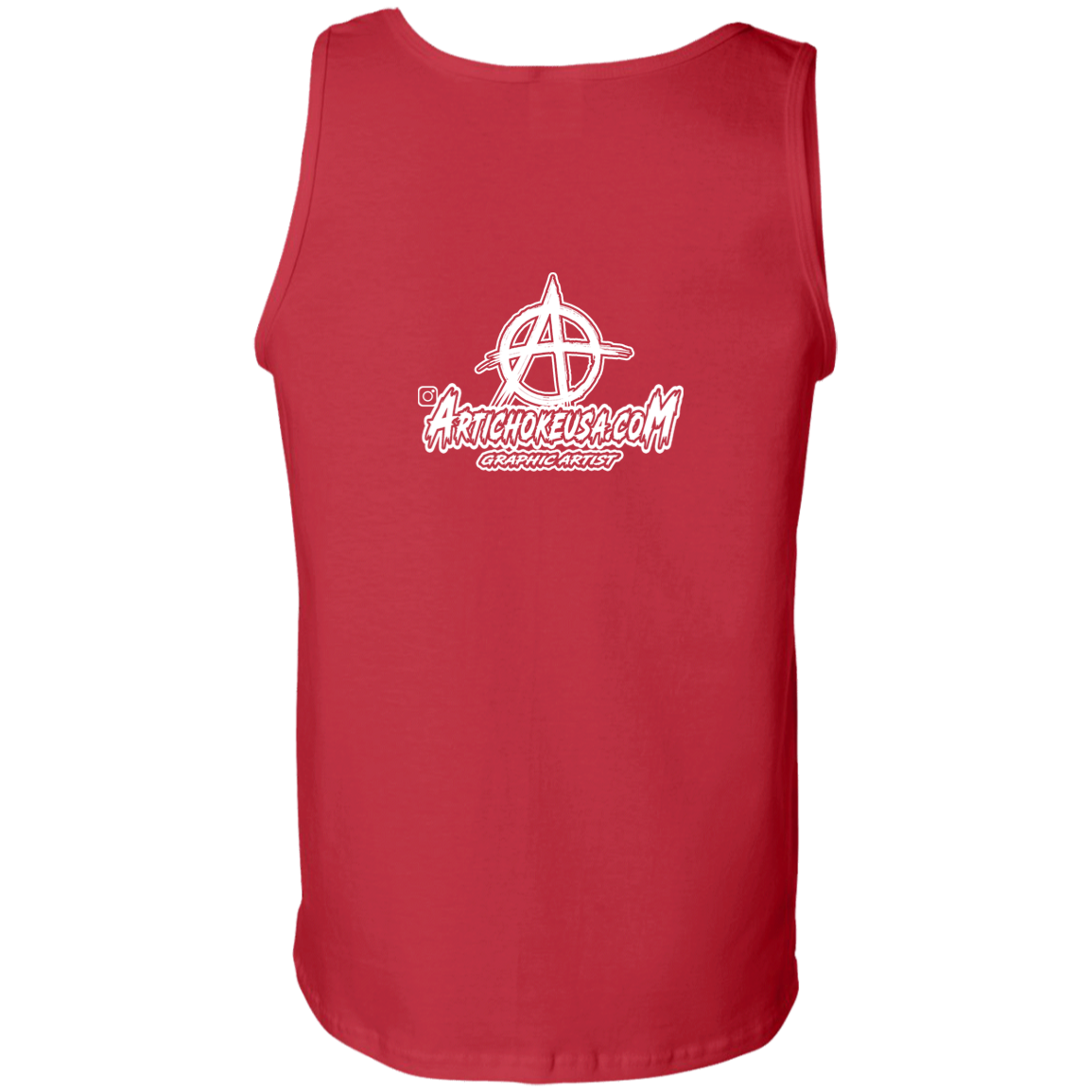 ArtichokeUSA Custom Design. Adobo. Adidas Parody. 100% Cotton Tank Top