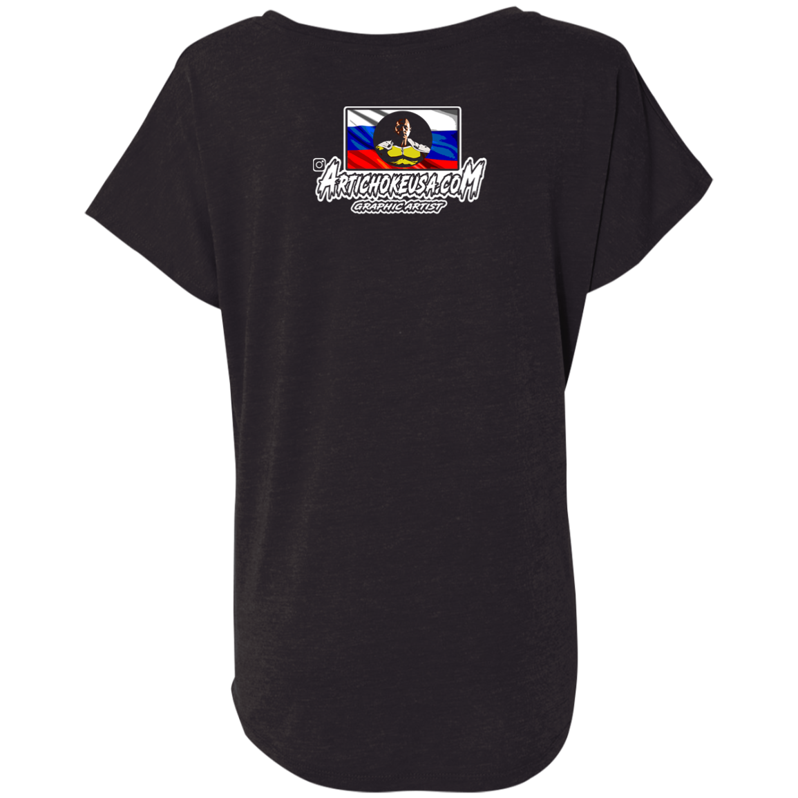 ArtichokeUSA Custom Design. One Punch Fedor. Fedor Emelianenko/One Punch Man Fan Art. Ladies' Triblend Dolman Sleeve