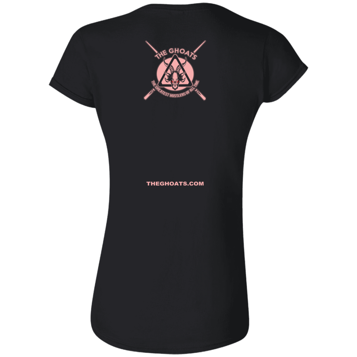 The GHOATS Custom Design #9. Ying Yang. Pool Love Peace. Ultra Soft Style Ladies' T-Shirt