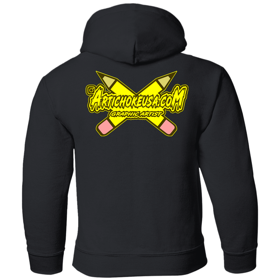 ArtichokeUSA Custom Design. Eat. Draw. Sleep. Repeat. Youth Pullover Hoodie