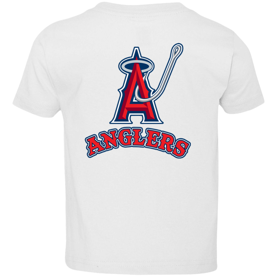 ArtichokeUSA Custom Design. Anglers. Southern California Sports Fishing. Los Angeles Angels Parody. Toddler Jersey T-Shirt