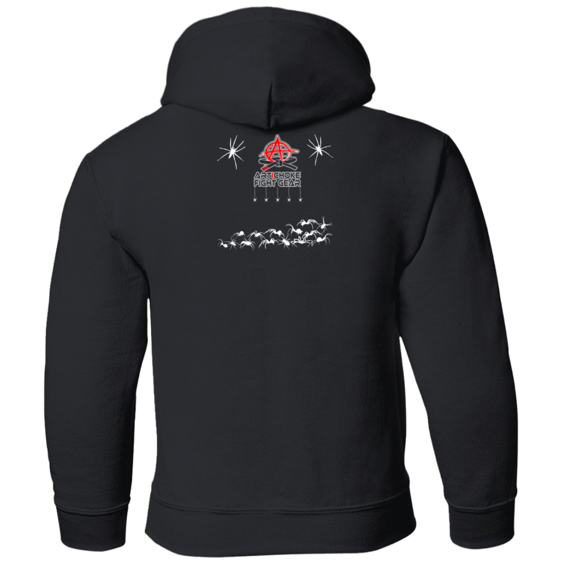 Artichoke Fight Gear Custom Design #1. Arachnophobia. Spider Guard. It's A Jiu Jitsu Thing. Youth Hoodie