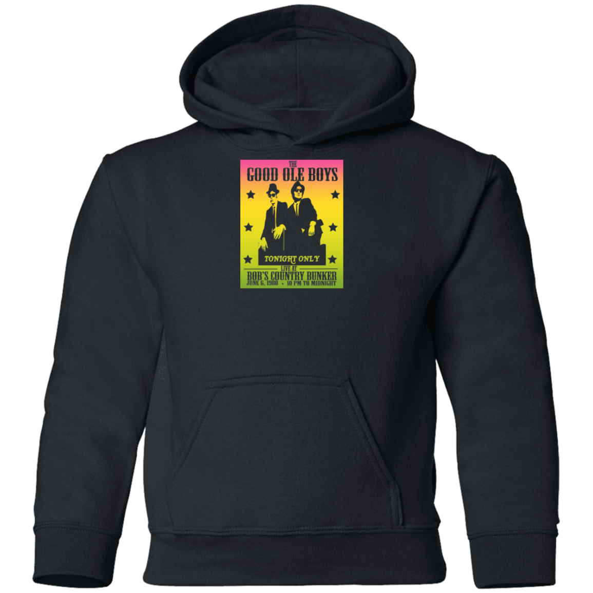 ArtichokeUSA Custom Design. The Good Ole Boys. Blues Brothers Fan Art. Youth Pullover Hoodie