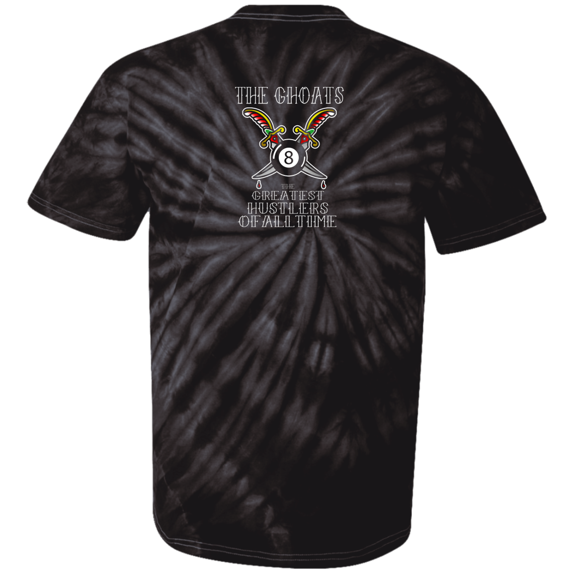 The GHOATS Custom Design #36. Stay Ready Won't Have to Get Ready. Tattoo Style. Ver. 1/2. Youth Tie Dye T-Shirt