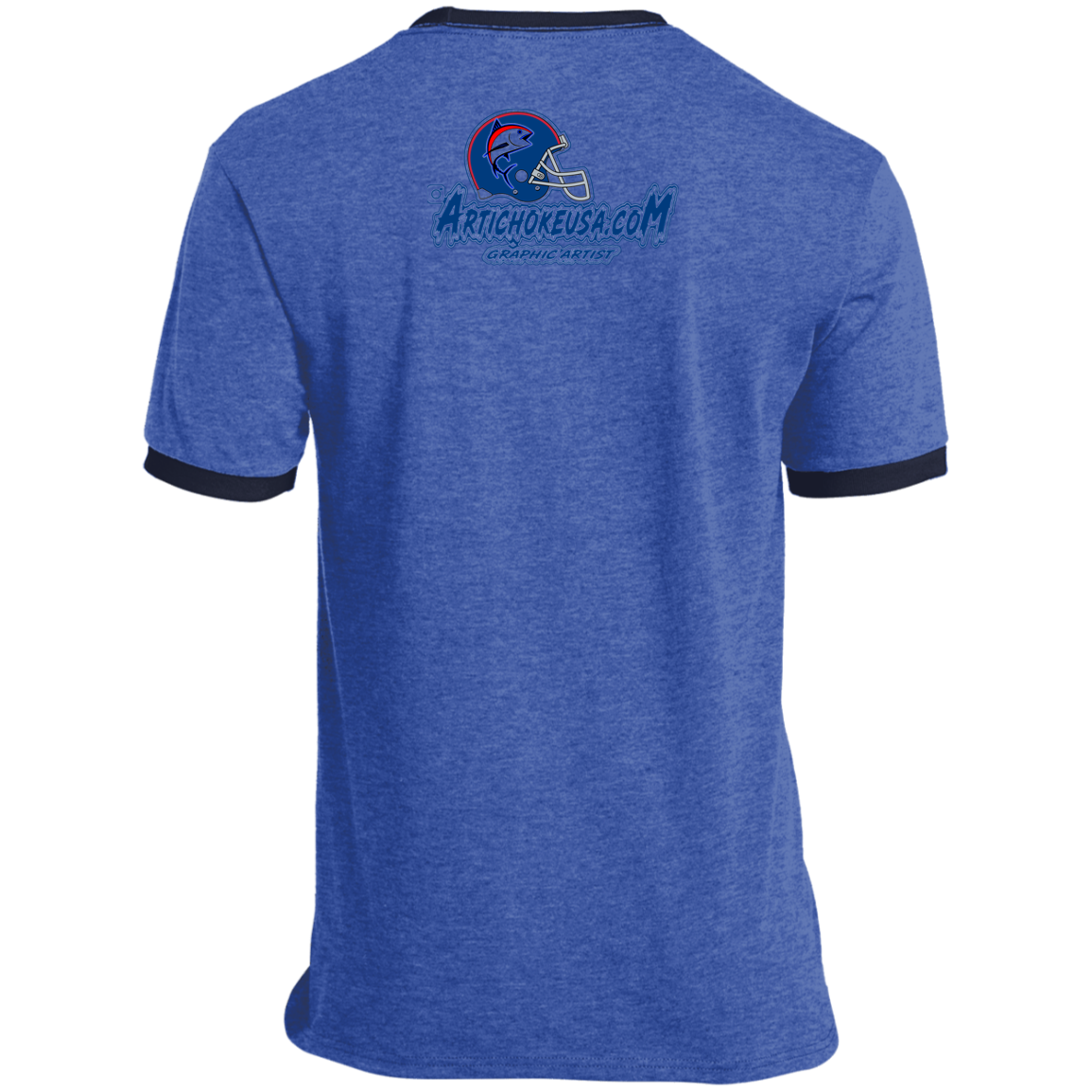 ArtichokeUSA Custom Design. The Big Tuna. Bill Parcell Tribute. NY Giants Fan Art. Ringer Tee