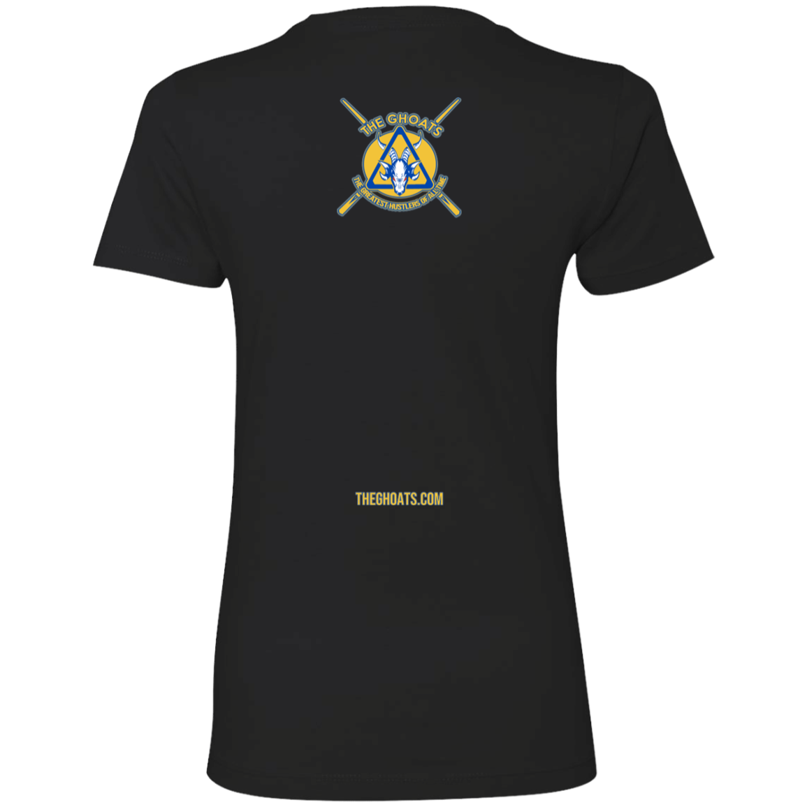 The GHOATS Custom Design. #12 GOLDEN STATE HUSTLERS. Ladies' Boyfriend T-Shirt