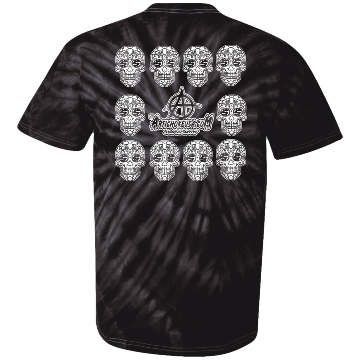 ArtichokeUSA Custom Design. You Win Some, You Lose Some, But You Get Paid For All. 100% Cotton Tie Dye T-Shirt