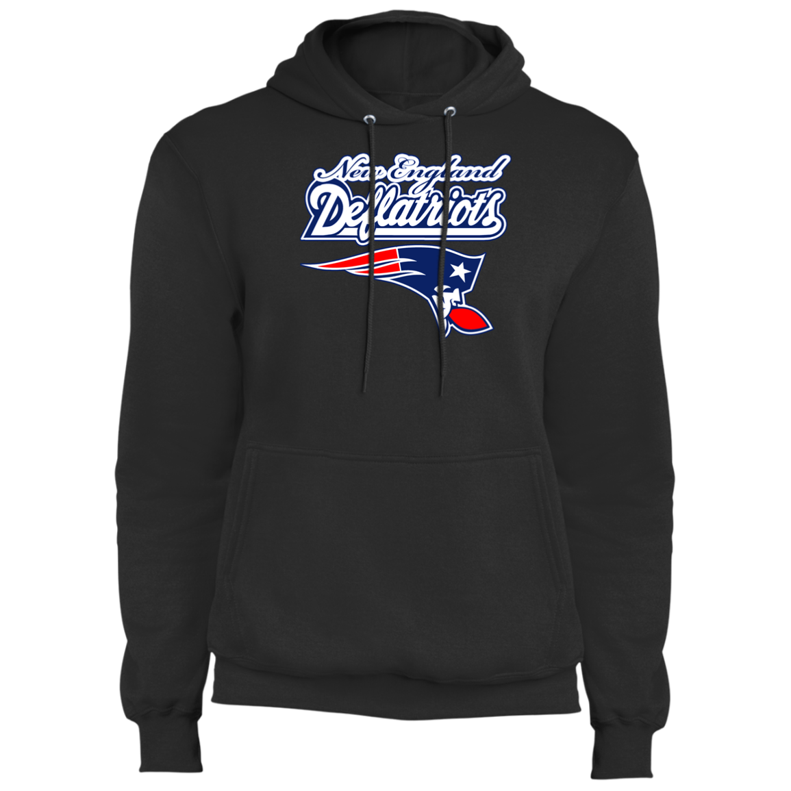 ArtichokeUSA Custom Design. New England Deflatriots. New England Patriots Parody. Fleece Pullover Hoodie