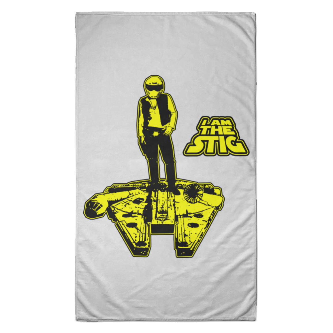 ArtichokeUSA Custom Design. I am the Stig. Han Solo / The Stig Fan Art. Towel - 35x60